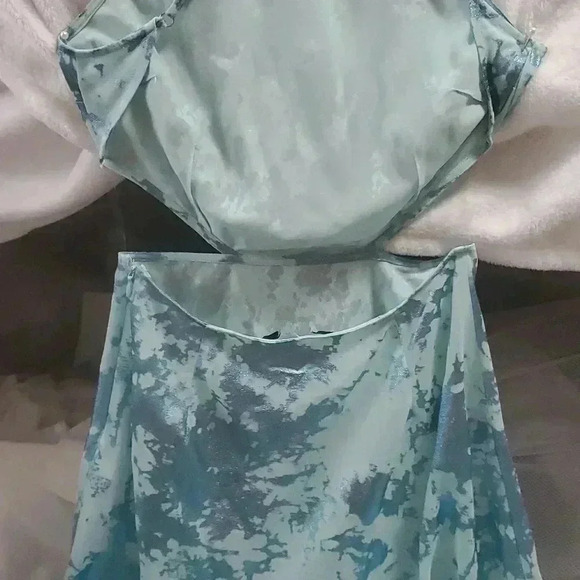 F21 metallic jaquard long dress - Picture 8 of 11